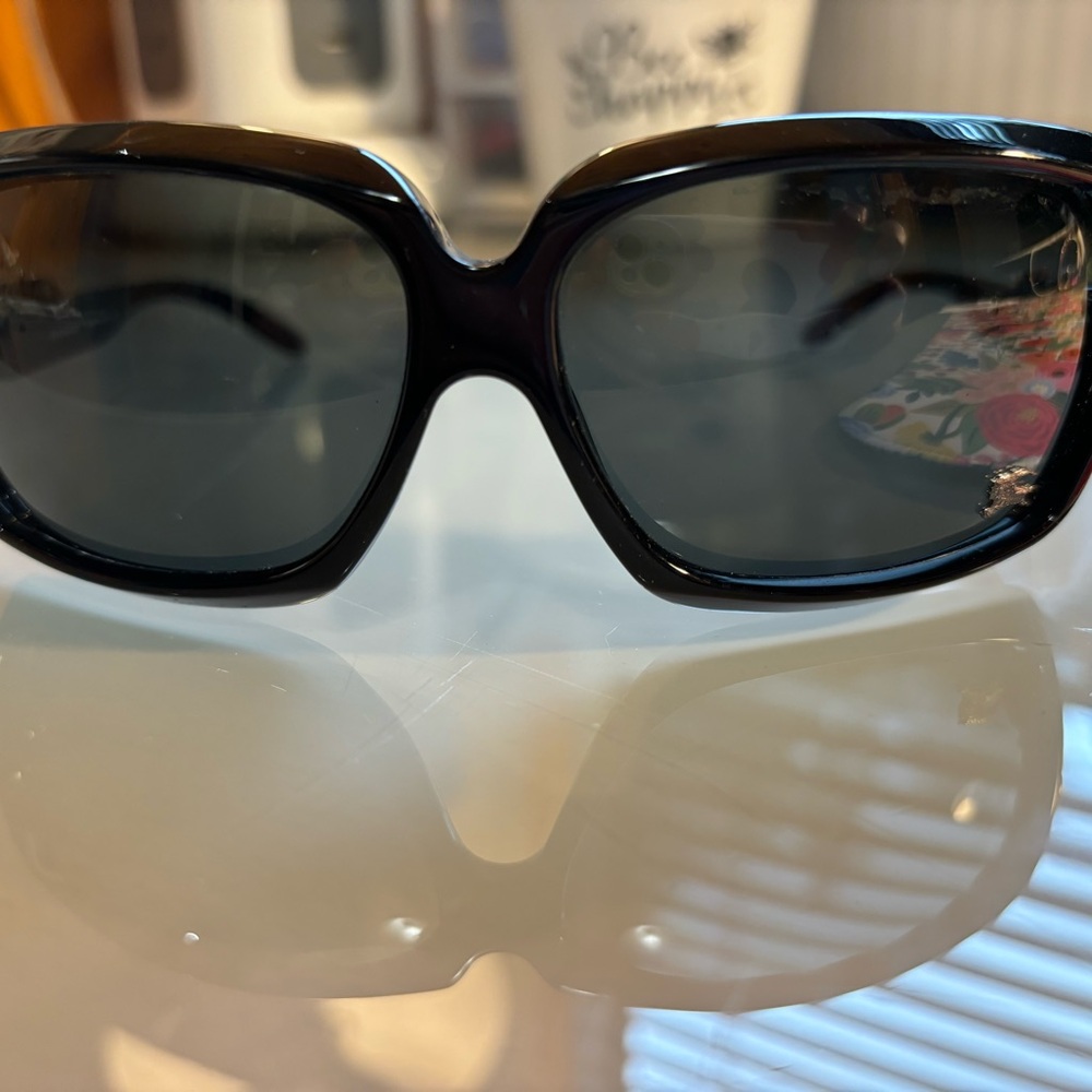 Burberry Black Sunglasses Excellent condition. Including hard case